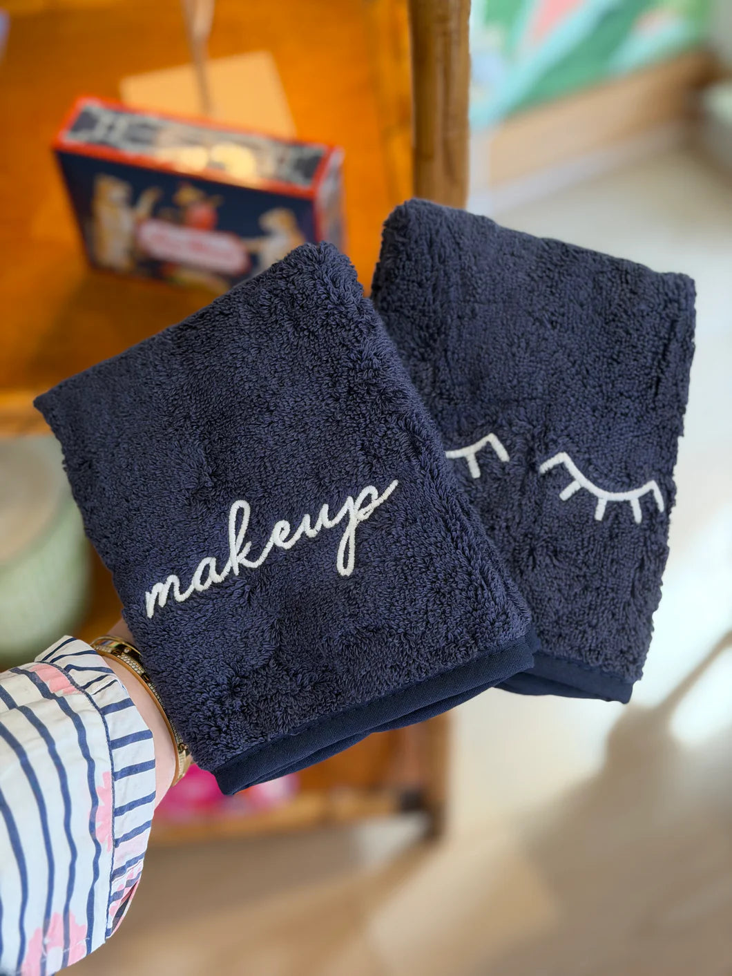 Makeup Towel Navy