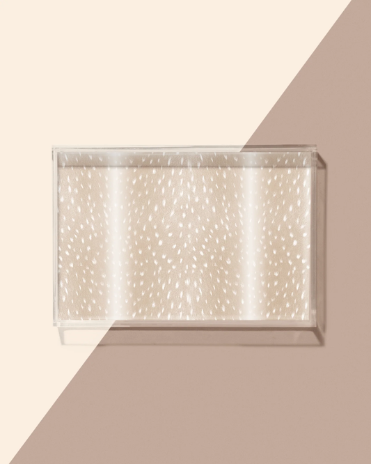 Fawn Print Small Tray