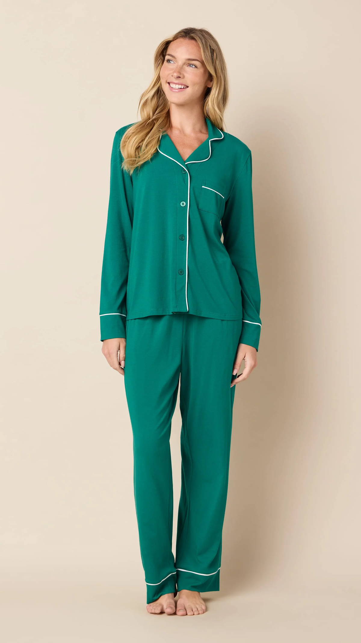 Pima Knit L/S Pajamas