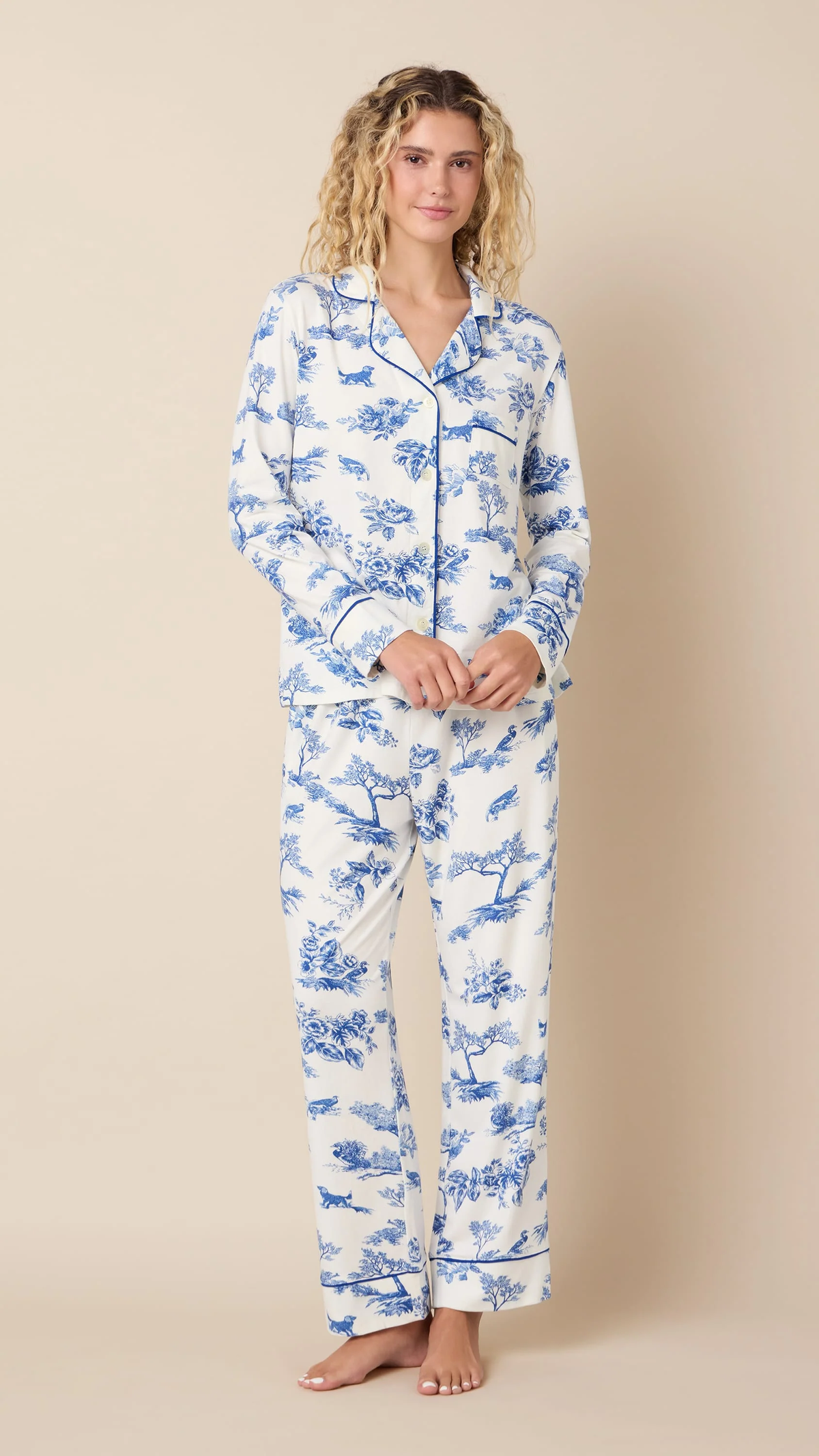 Pima Knit L/S Pajamas