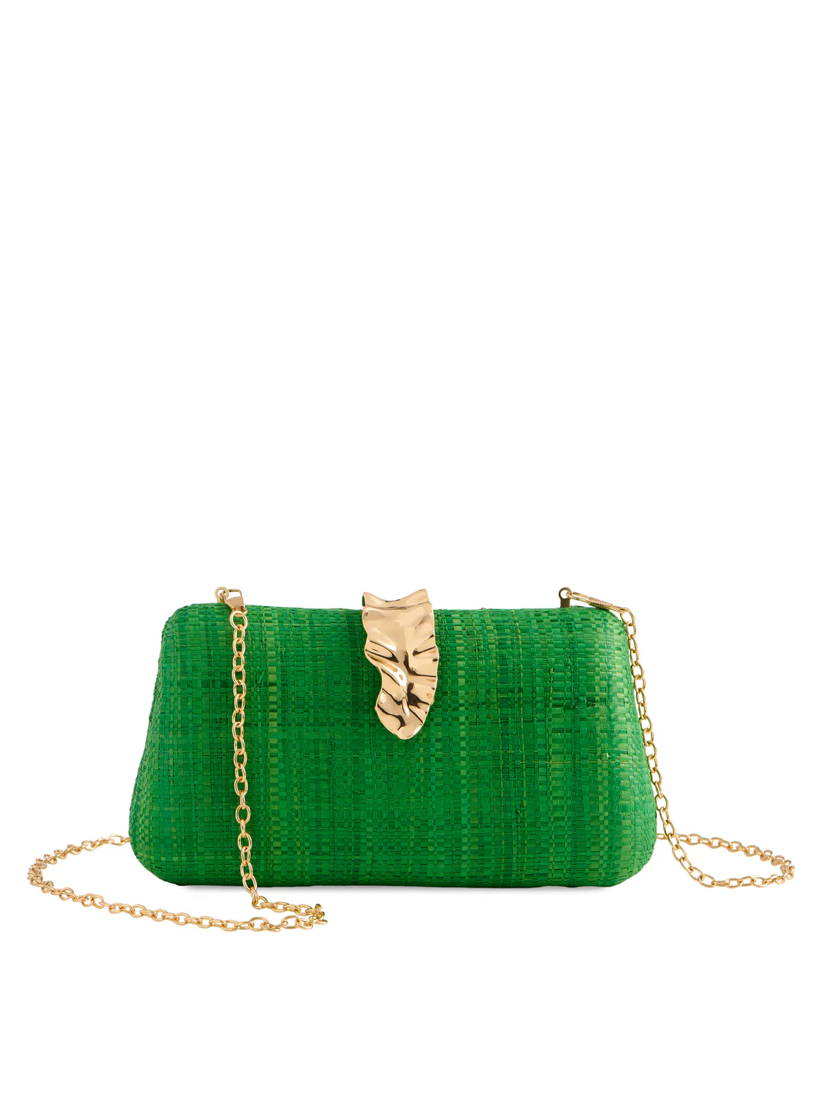 Nori Minaudiere, Green w/ Gold Clasp