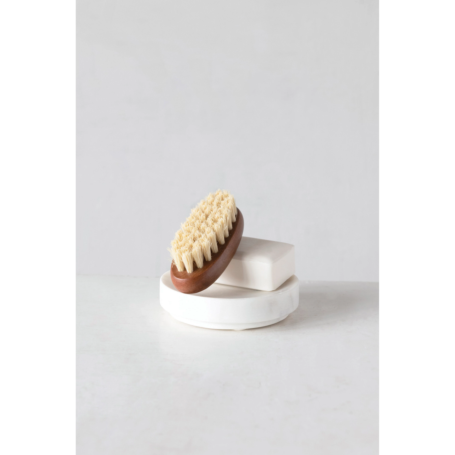 Round Marble Soap Dish
