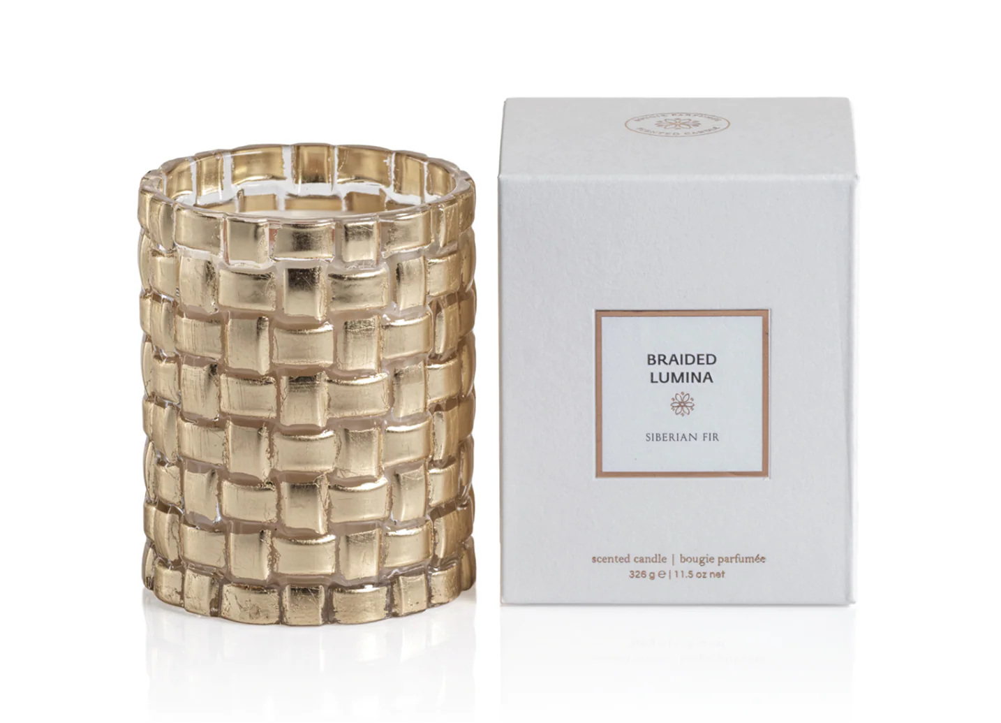 Braided Lumina Scented Candle - Siberian Fur