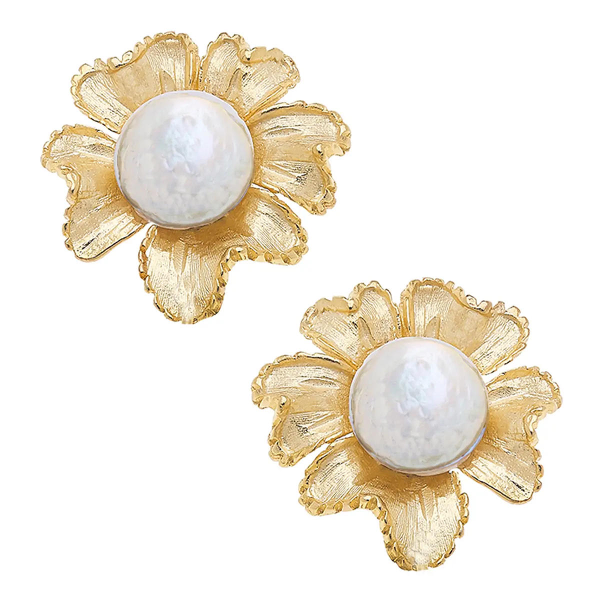 Marigold Pearl Studs