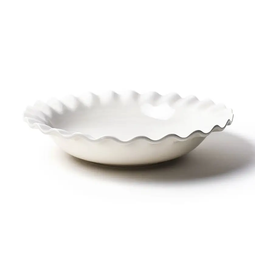 Signature Ruffle Best Bowl, White 13"