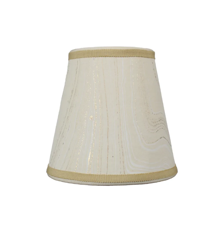 Ivory/Gold Marble Poldina Shade
