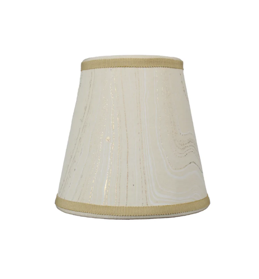 Ivory/Gold Marble Poldina Shade