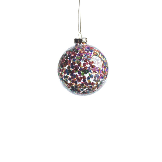 Multicolor Sequin Ornament 3"