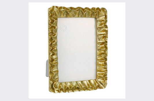 4X6 Gold Ruffles Frame