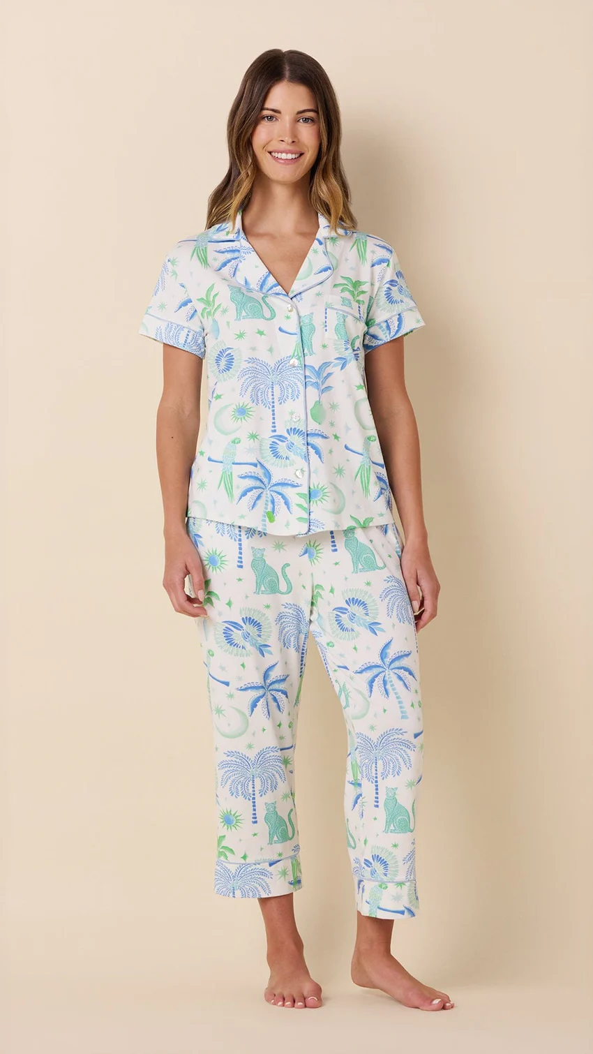 Pima Knit Capri
