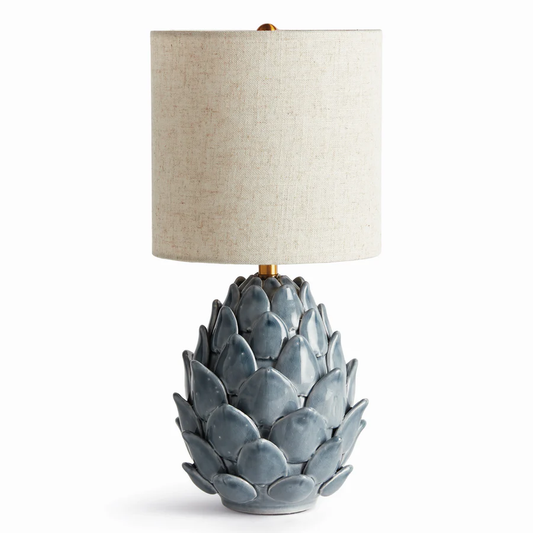 Blue Artichoke Lamp