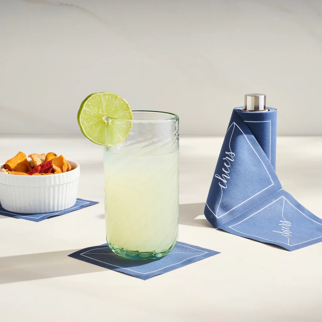 Cotton Cocktail Napkin Roll