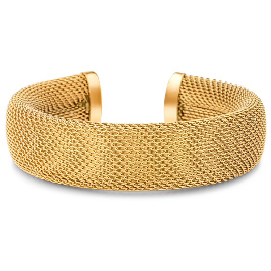 Marley Mesh Cuff Bracelet GOLD