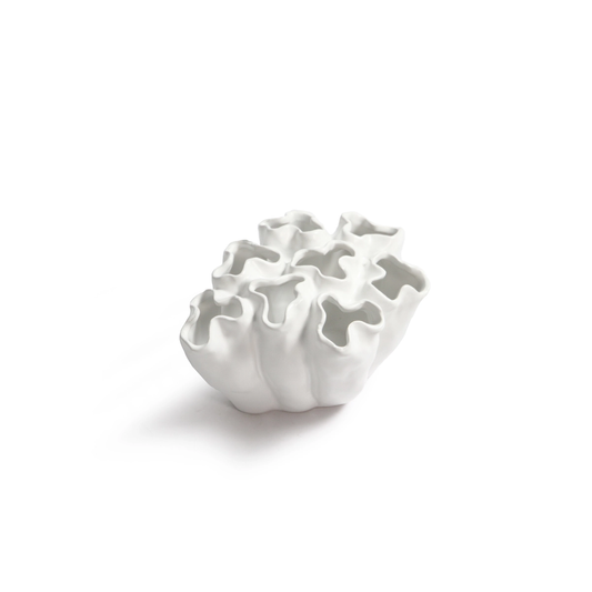 Fleur Cluster Vase, Small White