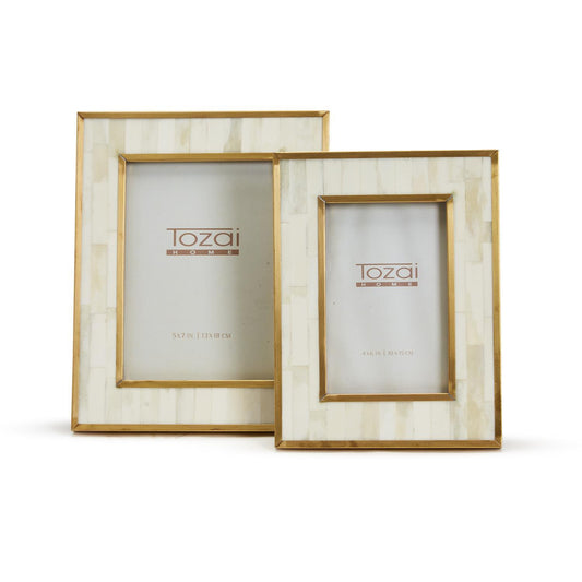 Photo Frame with Brass Border Small