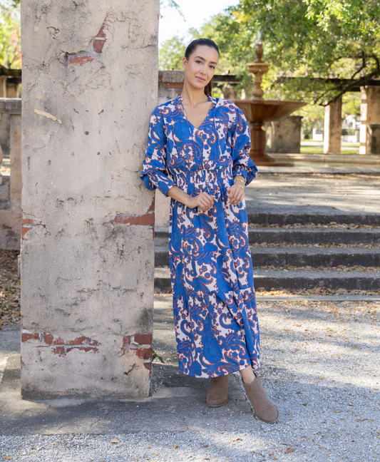 Monica Dress Cobalt Blue