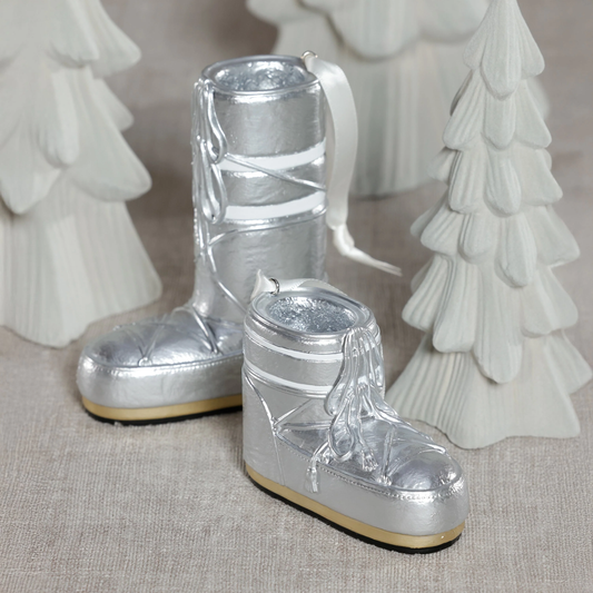 Apres Ski Boots Silver Asst