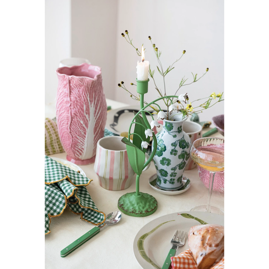 Pink Cabbage Shaped Pitcher