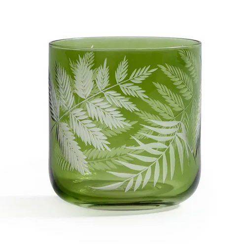 Fern Leaf Rock Glass