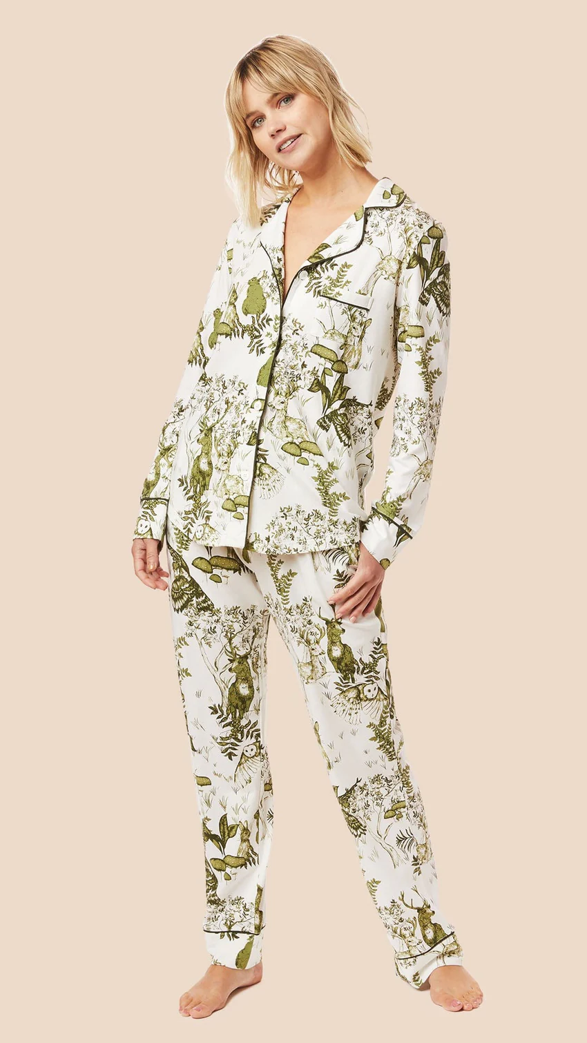 Pima Knit Pajama L/S