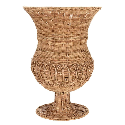 Rattan Pedestal Basket XL 22"