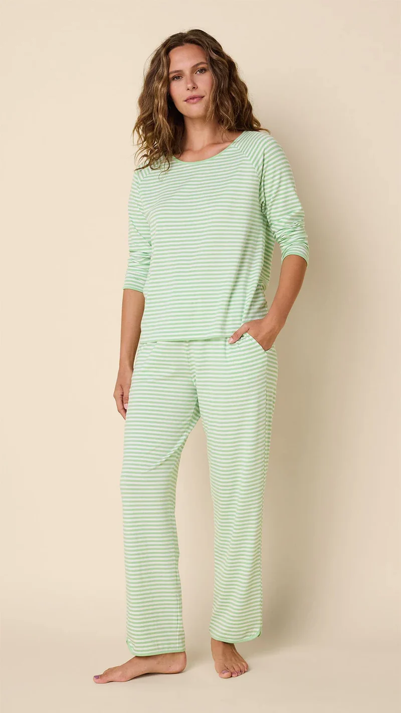 Pajamas Essential Stripe Pima Simple Set