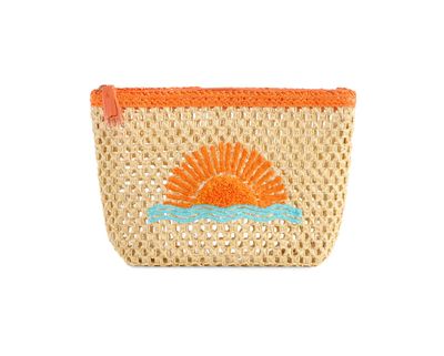 Straw Zip Pouch