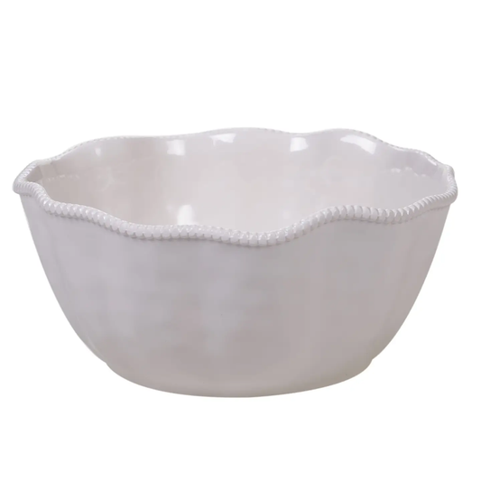 Perlette Melamine Deep Bowl 11" - Cream