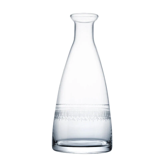 Table Carafe with Oval Designs