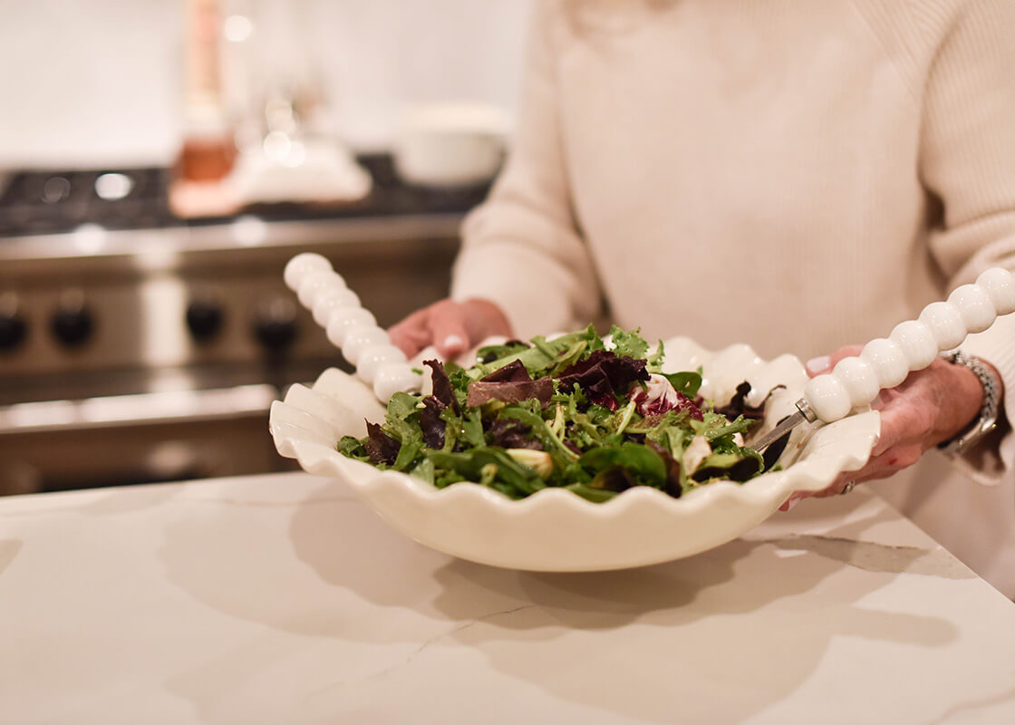 Signature Ruffle Best Bowl, White 13"