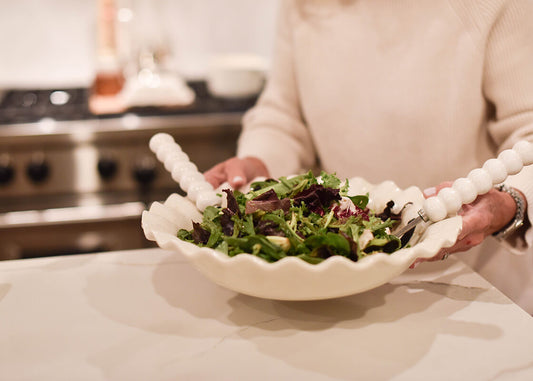 Signature Ruffle Best Bowl, White 13"