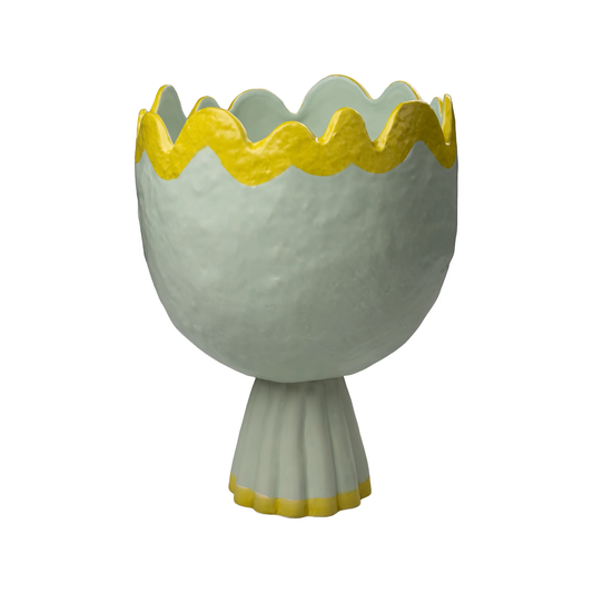 Cachepot Jade/Yellow, Sm