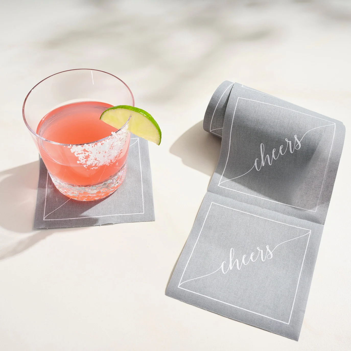 Cotton Cocktail Napkin Roll