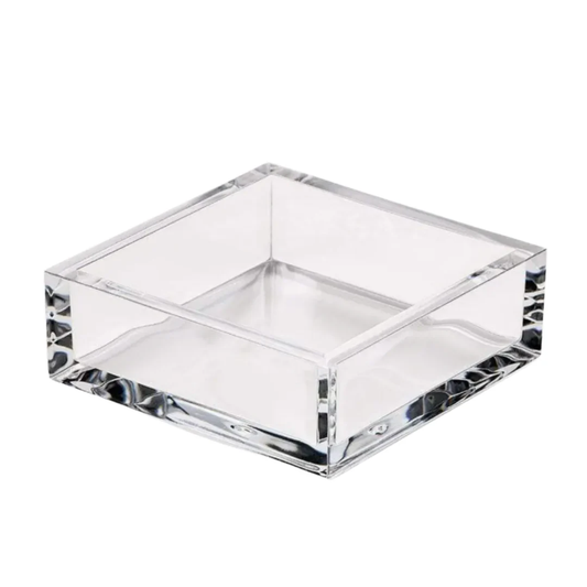 Cocktail Napkin Holder, Clear / Straight
