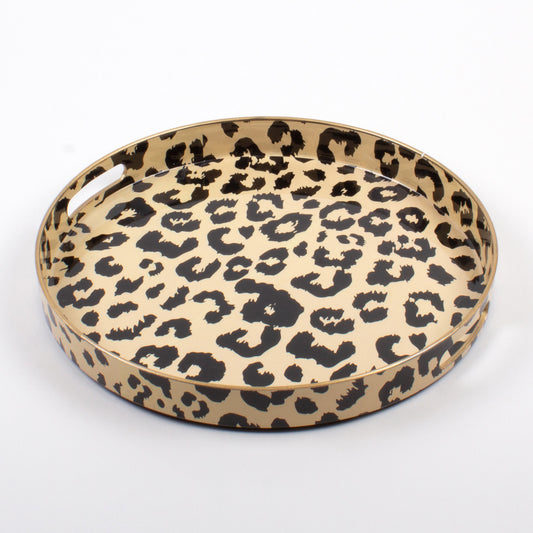Tray, Leopard - Round