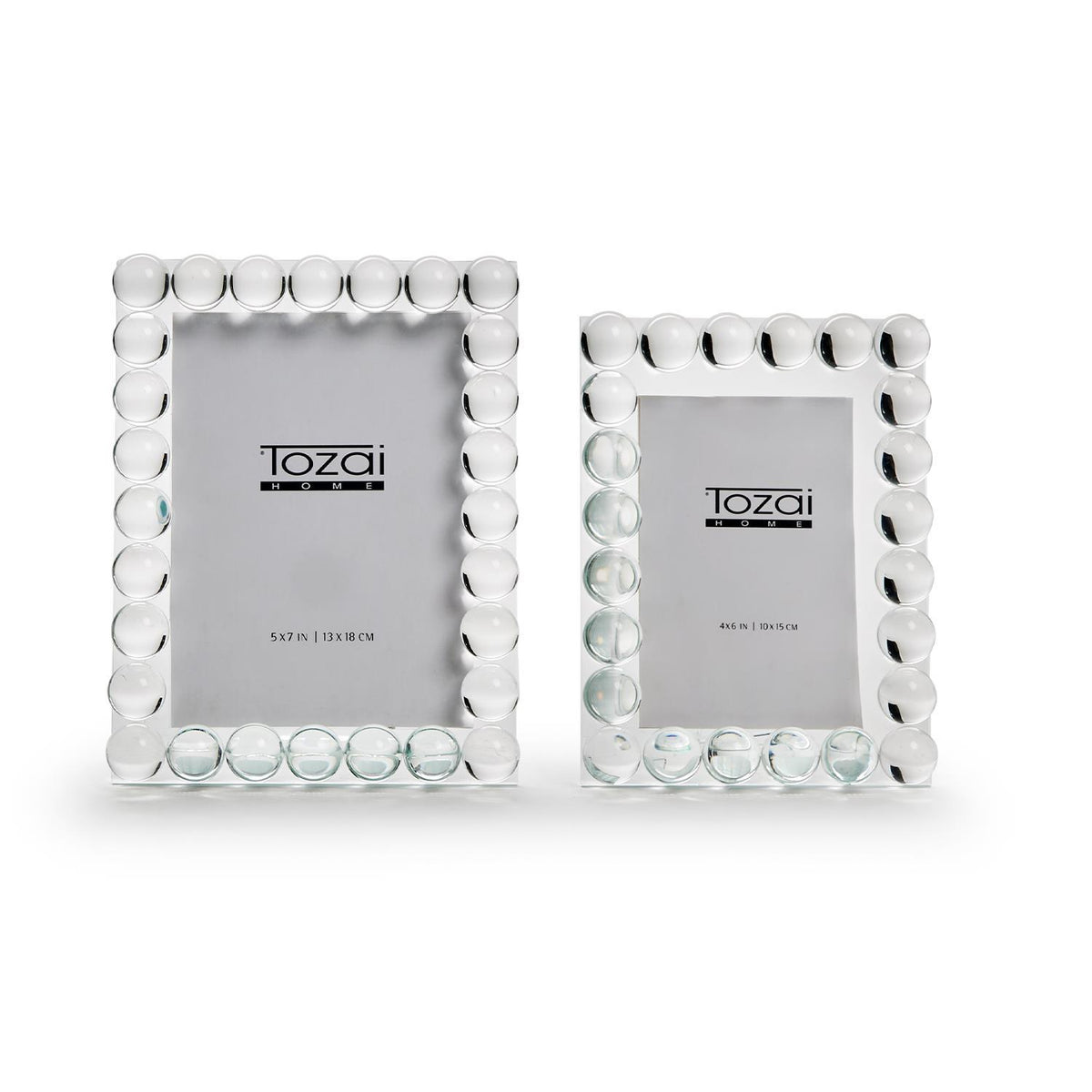 Bubbles Crystal Glass Frame 5x7