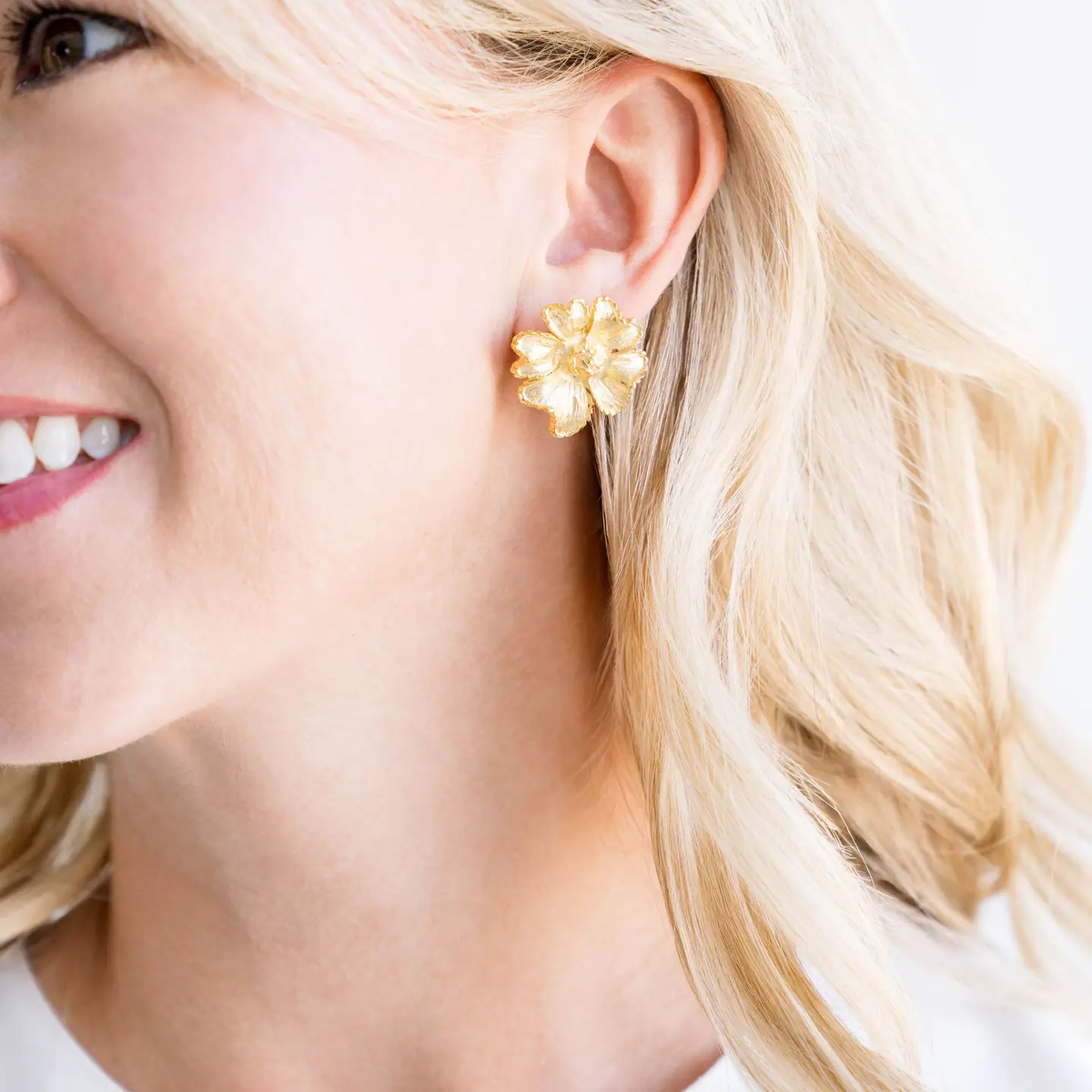 Marigold Gold Studs