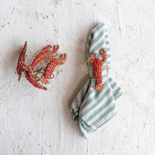 Lobster Napkin Rings S/4