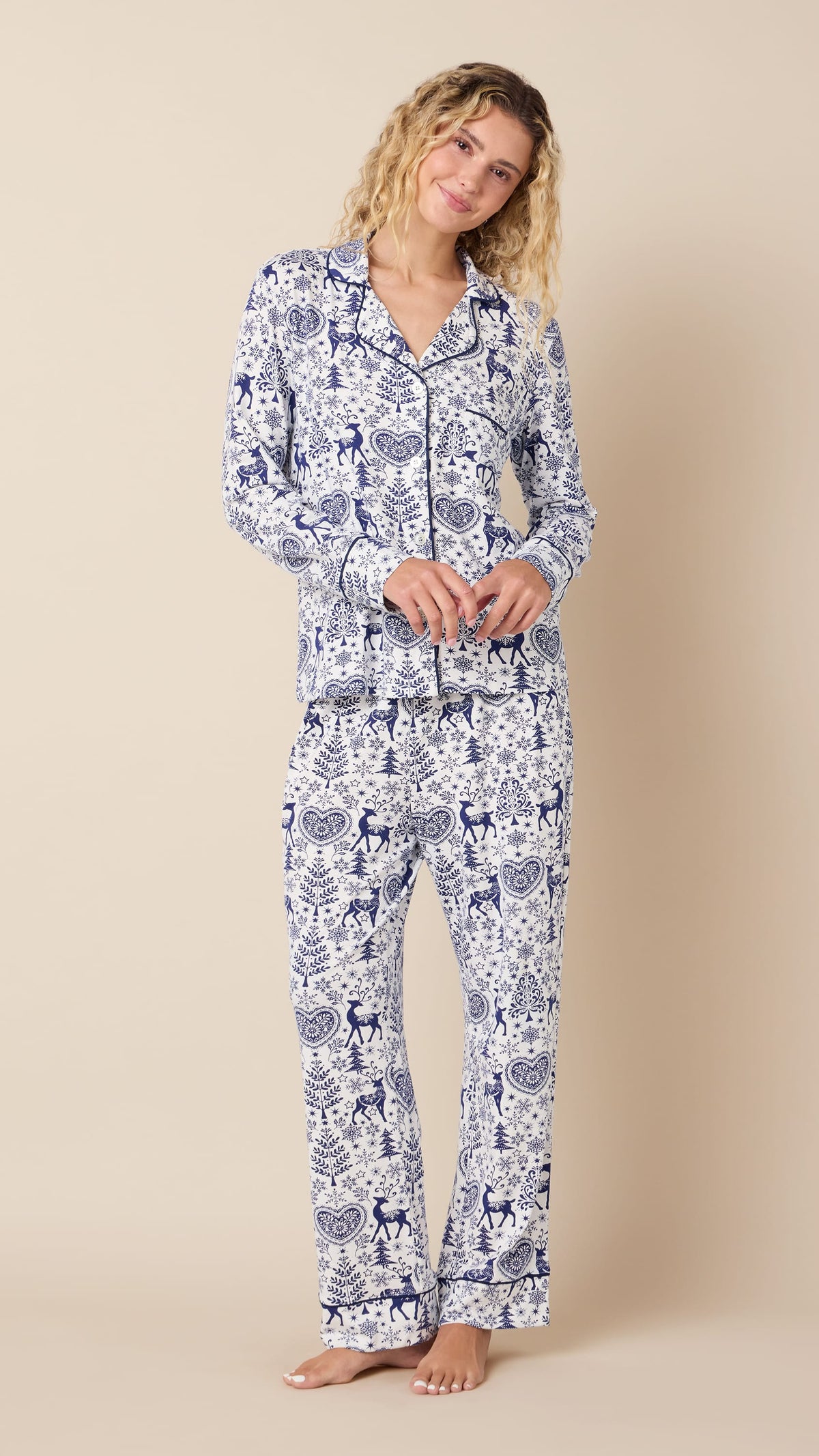 Pima Knit L/S Pajamas