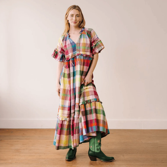 Harbor Plaid Charlotte Dress