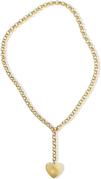 Shiloh Heart Lariat Necklace