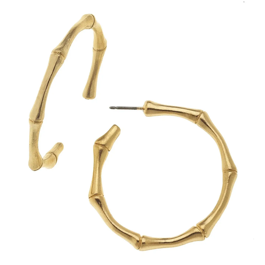 Bamboo Hoops, Gold