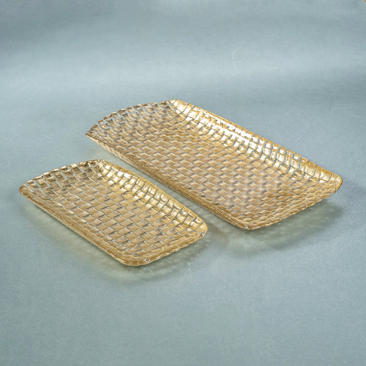 Braided Rectangular Tray 12.75x5